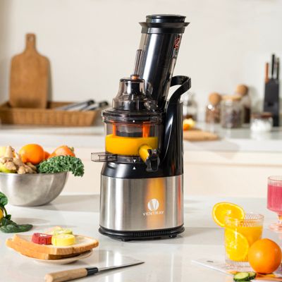 Masticating Juicer - Slow Cold Press Juice Maker - Black