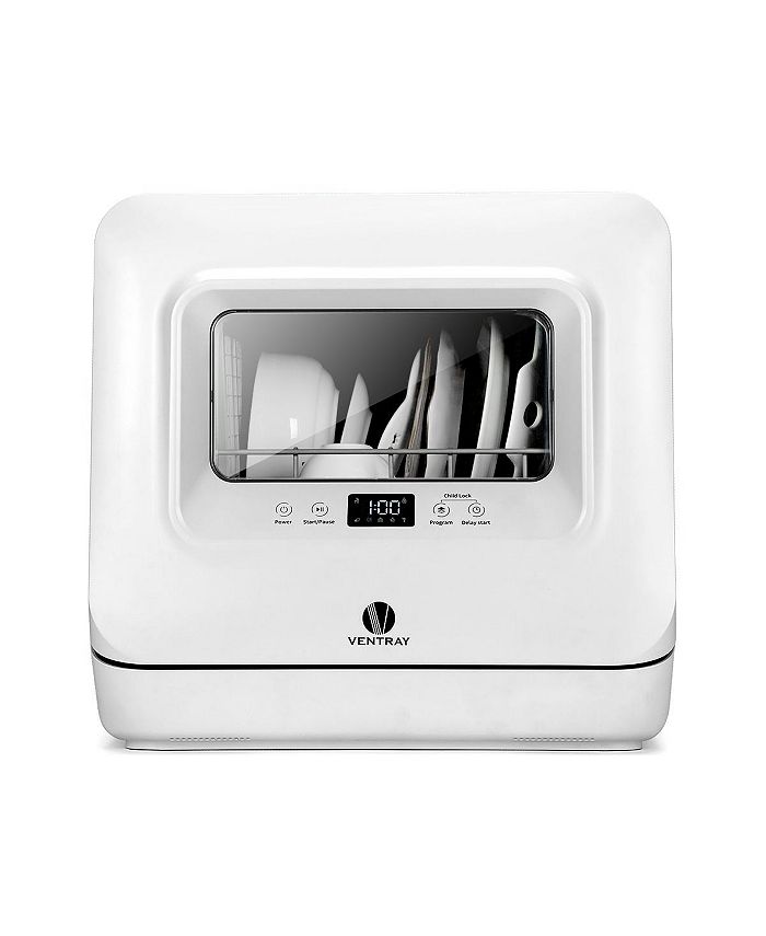 Ventray DW50 Portable Countertop Dishwashers with 5 Washing Programs