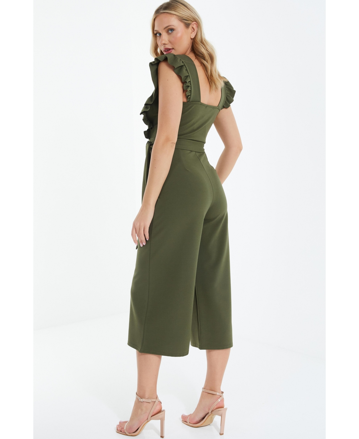 Quiz Women's Frill Detail Culotte Jumpsuit