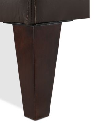 CLOSEOUT! Collyn 31" Modern Leather Ottoman, Created for Macy's