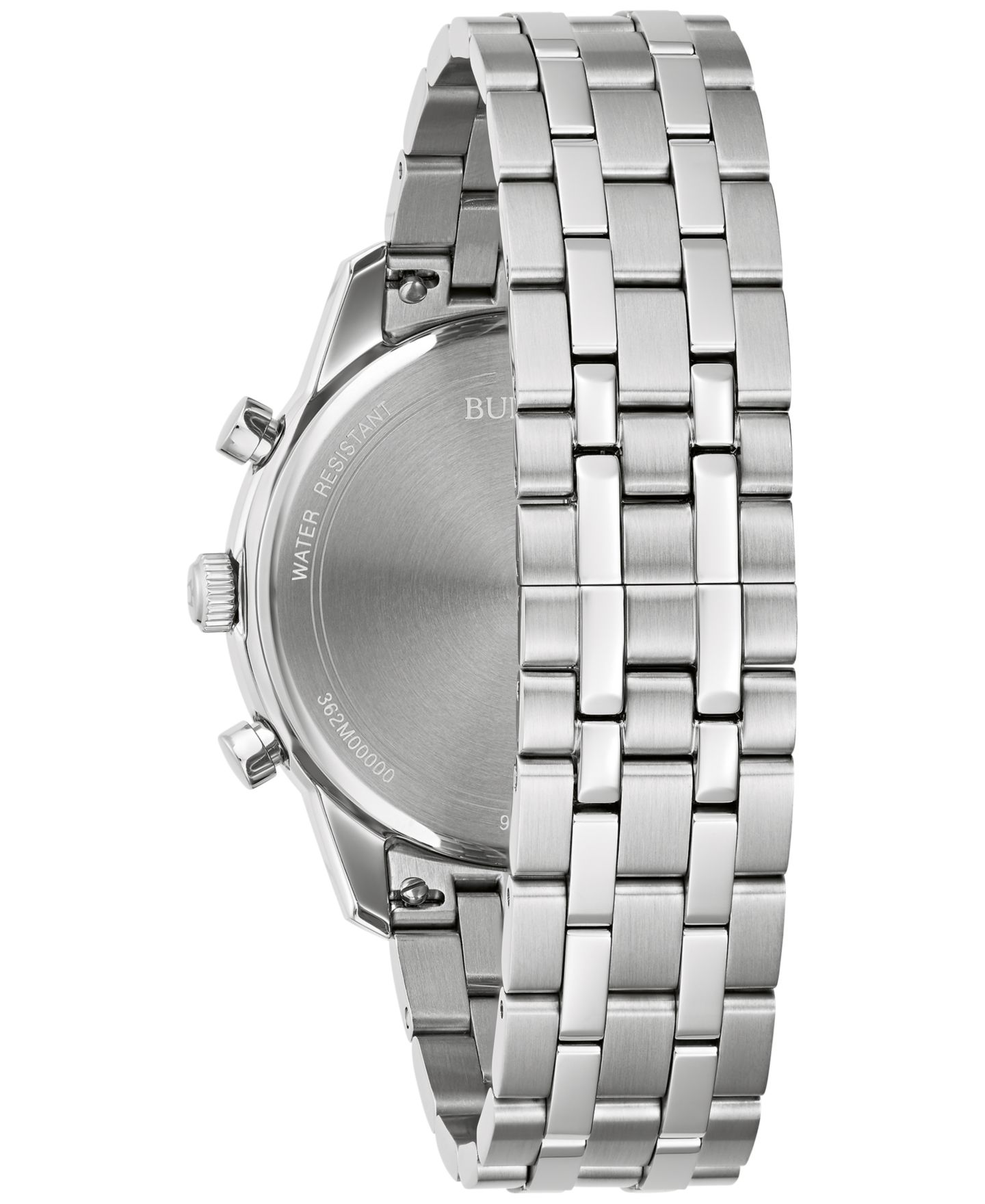 Мужские часы Bulova Chronograph Classic Sutton Stainless Steel Bracelet Watch 41mm — фото 3