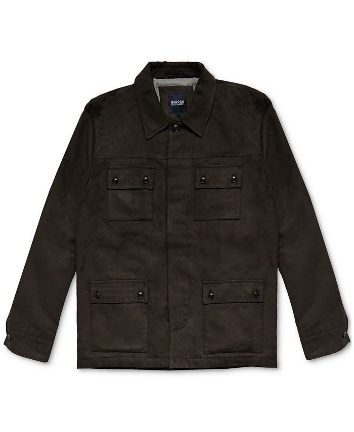 Benson Men's Bolton RegularFit FauxSuede Jacket Macy's