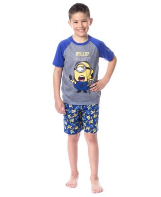 Minions Boys Bello? Raglan 2-Piece Pajama Short Set