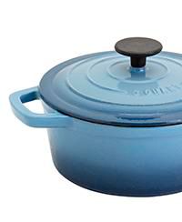 Cast Iron 3 Quart Round Enamel Dutch Oven