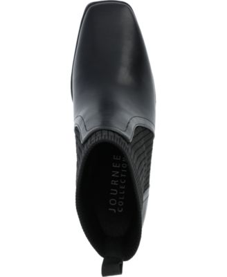 Women's Harlowe Chelsea Knit Block Heel Booties