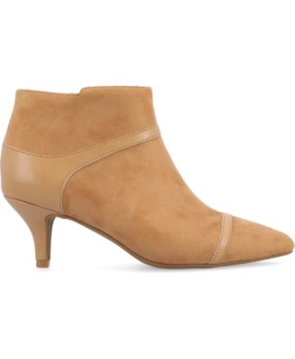 Women's Embrie Two Tone Kitten Heel Dress Booties