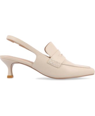 Women's Amory Tailored Kitten Heel Slingback Pumps