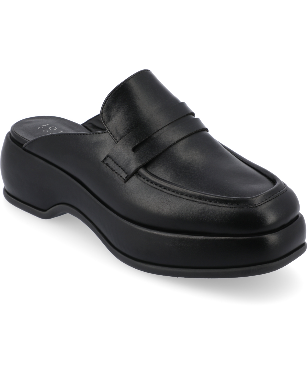 Shop Journee Collection Women's Antonina Platform Mule Loafers In Black