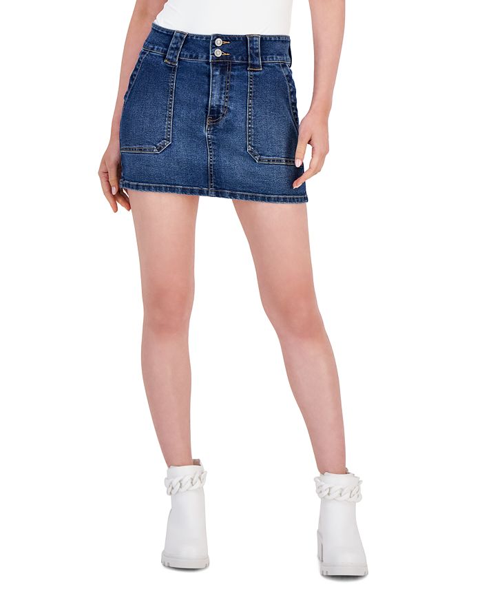 Celebrity Pink Juniors' Utility-Pocket Skirt - Macy's