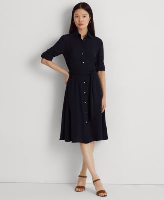 Lauren Ralph Lauren Fit Flare Shirtdress Macy s