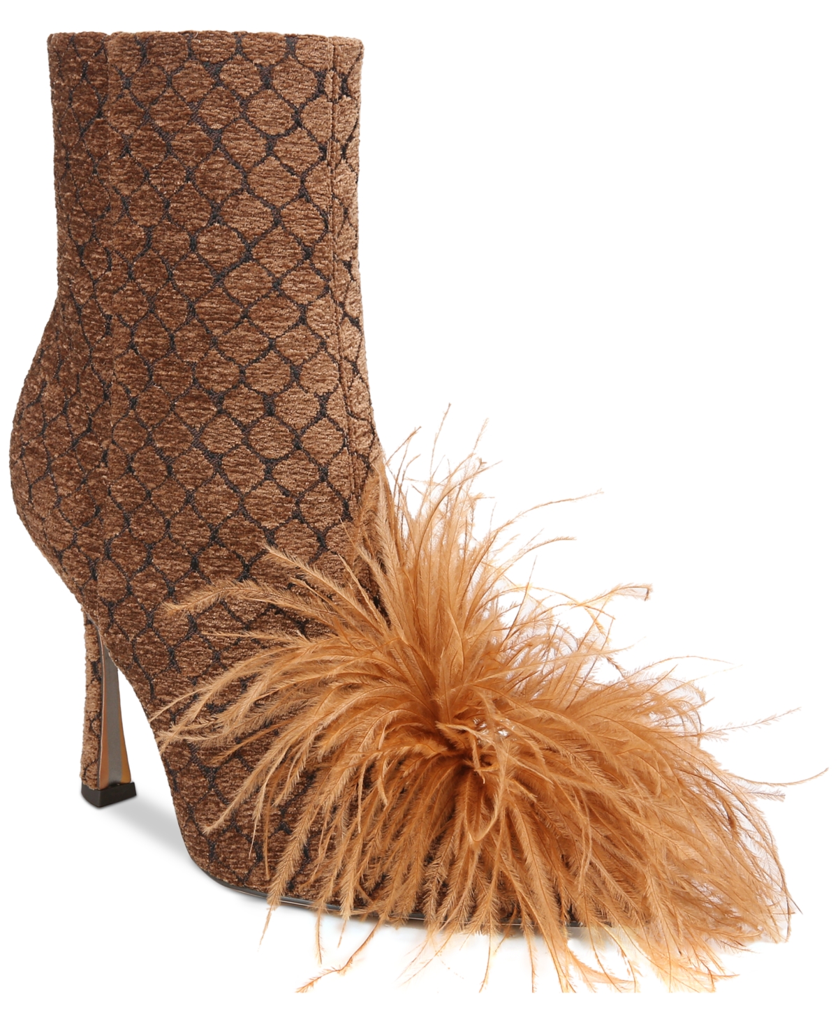 Sam Edelman Ency Pointed Toe Bootie In Brown Multi