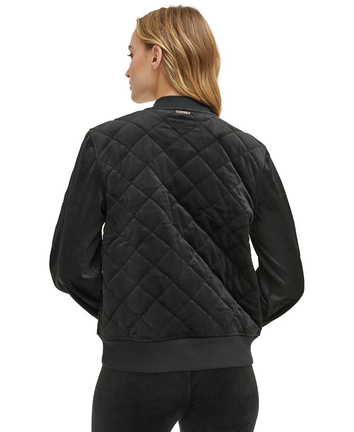 Quilted Velour Jacket main image 1