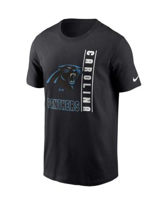 Men's Black Carolina Panthers Lockup Essential T-shirt
