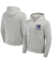 New York Giants Nike Sideline Player Quarter-Zip Hoodie - Royal/Red