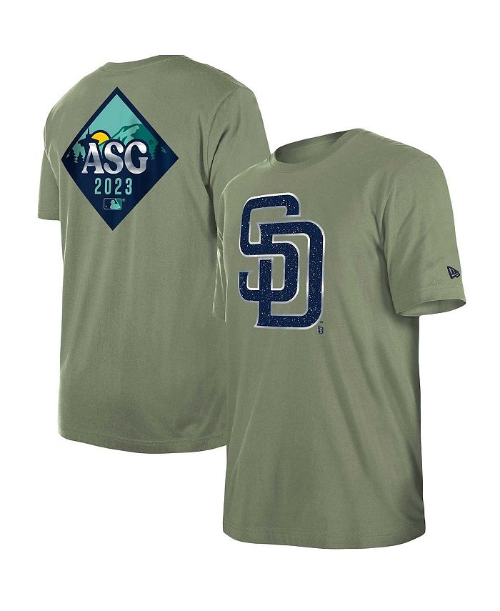 Men's New Era Green San Diego Padres 2023 All-Star Game Evergreen T-Shirt Size: Small