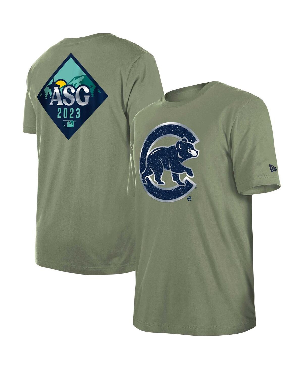 New Era Men's  Green Chicago Cubs 2023 All-star Game Evergreen T-shirt