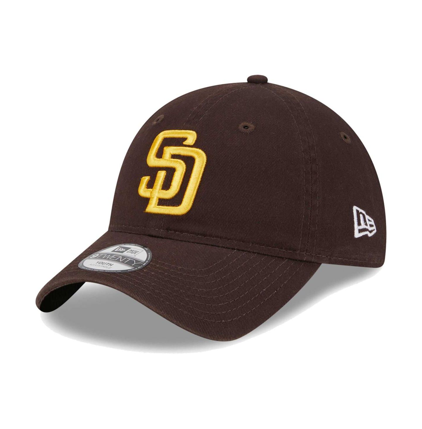 Детская кепка New Era Brown San Diego Padres Team 9TWENTY Adjustable Hat — фото 2