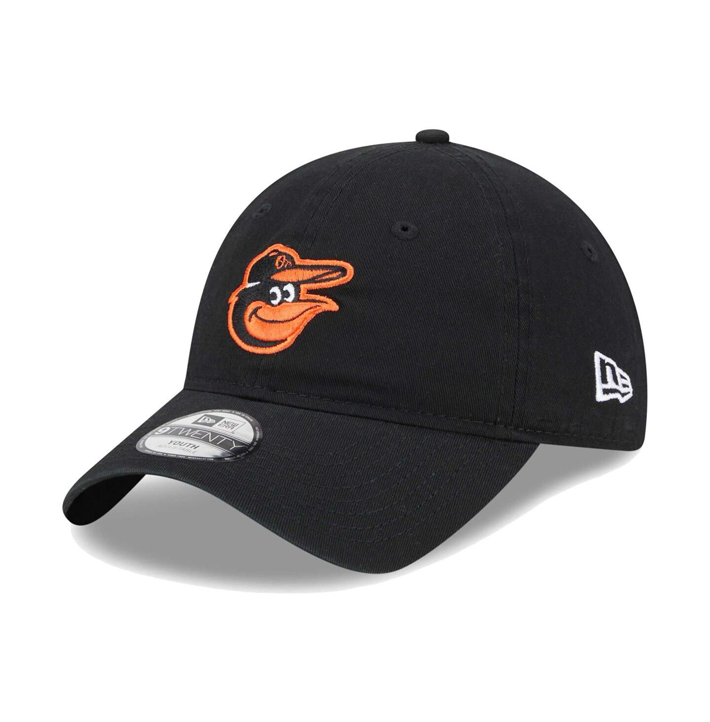 Детская кепка New Era Black Baltimore Orioles Team 9TWENTY Adjustable Hat — фото 2