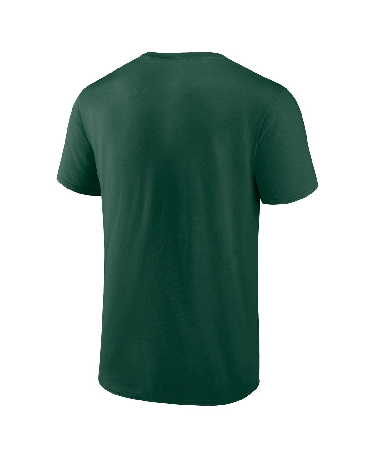 Shop Fanatics Men's  Green Ndsu Bison Campus T-shirt