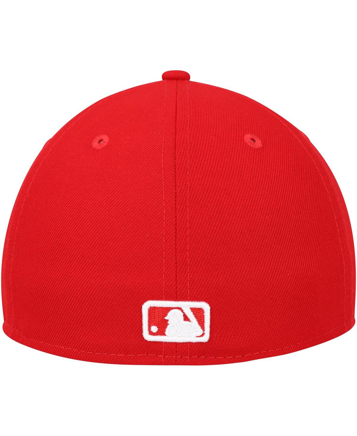 NEW ERA MEN'S NEW ERA SCARLET ST. LOUIS CARDINALS LOW PROFILE 59FIFTY FITTED HAT