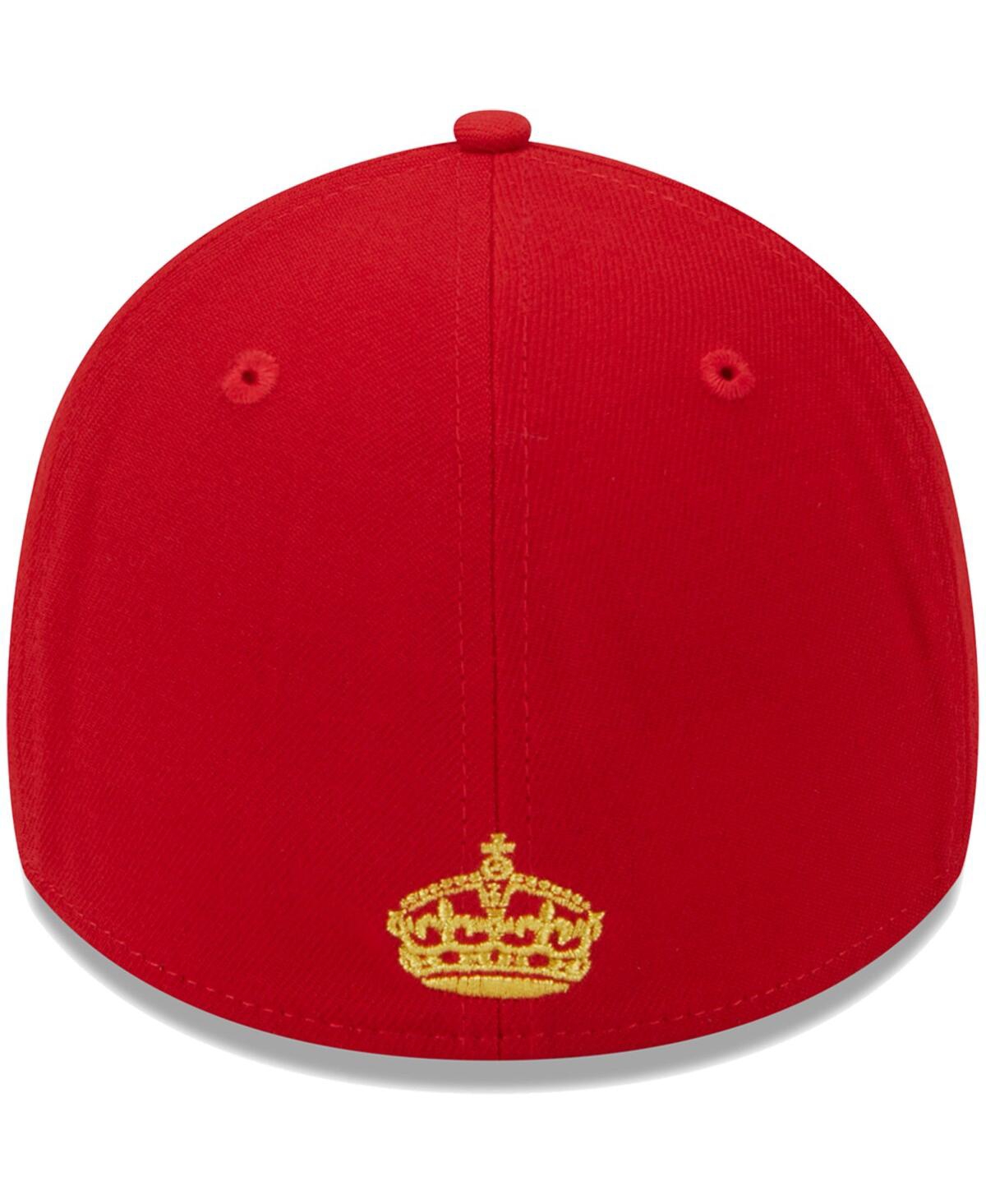 Men's New EraSt. Louis Cardinals 2023 Mlb World Tour: London Series Flag Fill 39THIRTY Flex Hat - Red