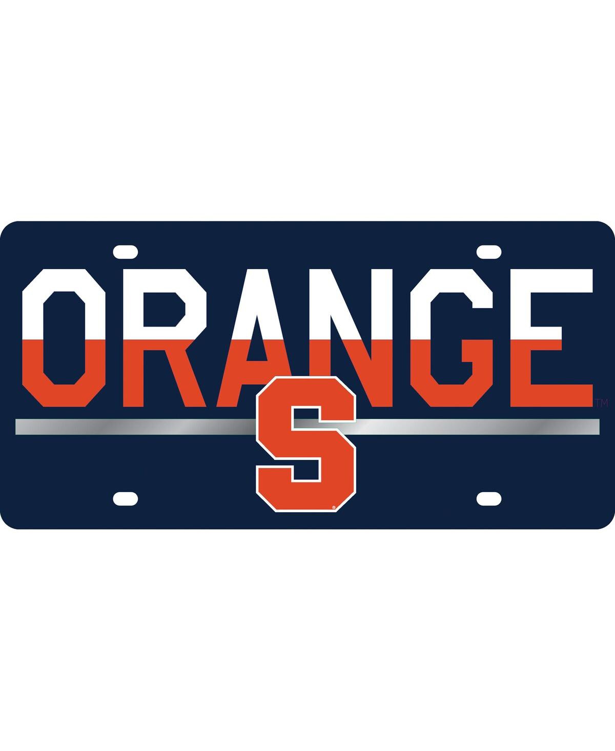 Syracuse Orange Duo Tone Color Acrylic License Plate - Multi