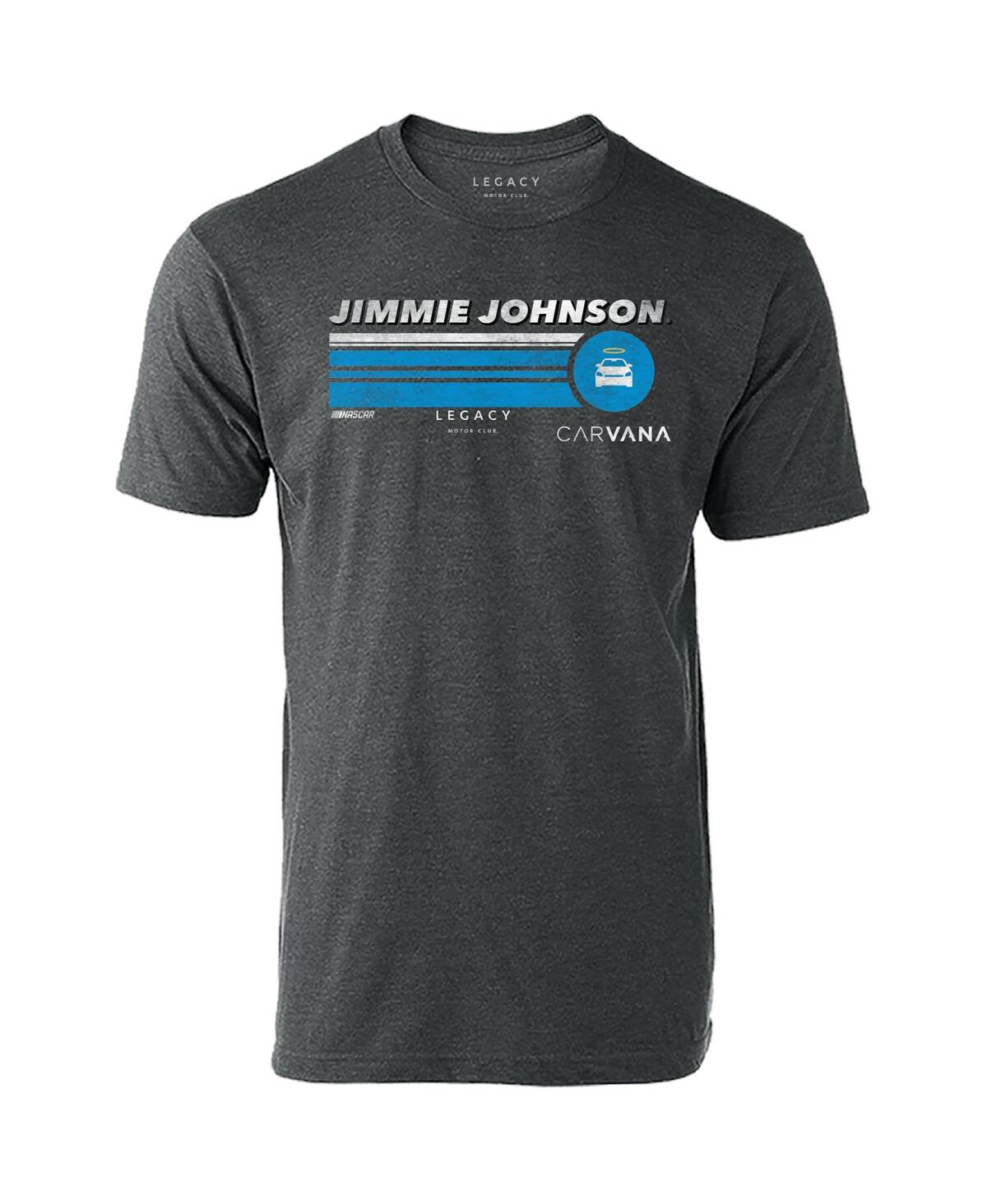 Shop Legacy Motor Club Team Collection Men's  Heather Charcoal Jimmie Johnson Hot Lap T-shirt