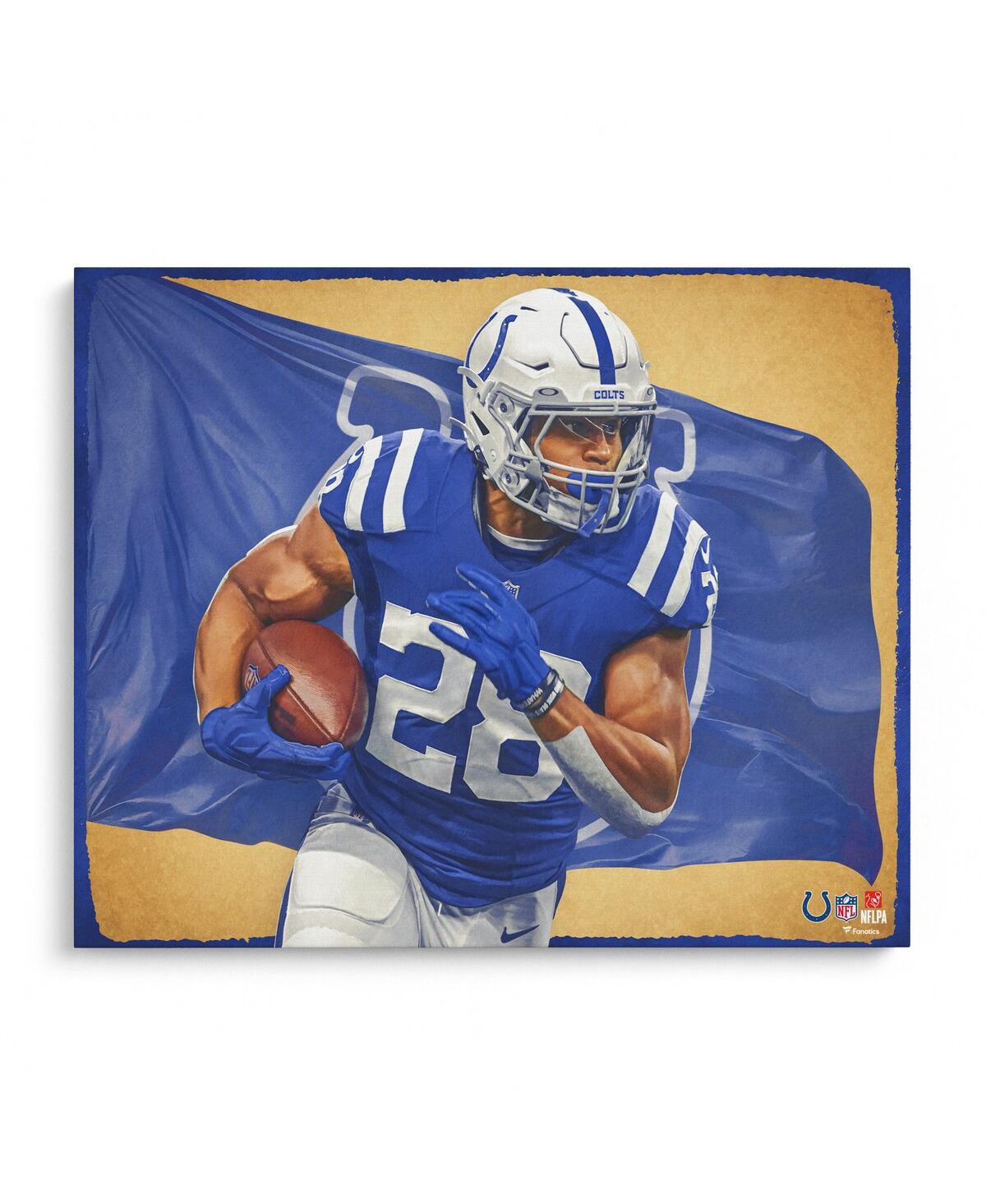 Fanatics Authentic Jonathan Taylor Indianapolis Colts Unsigned 16" X 20" Photo Print In Blue