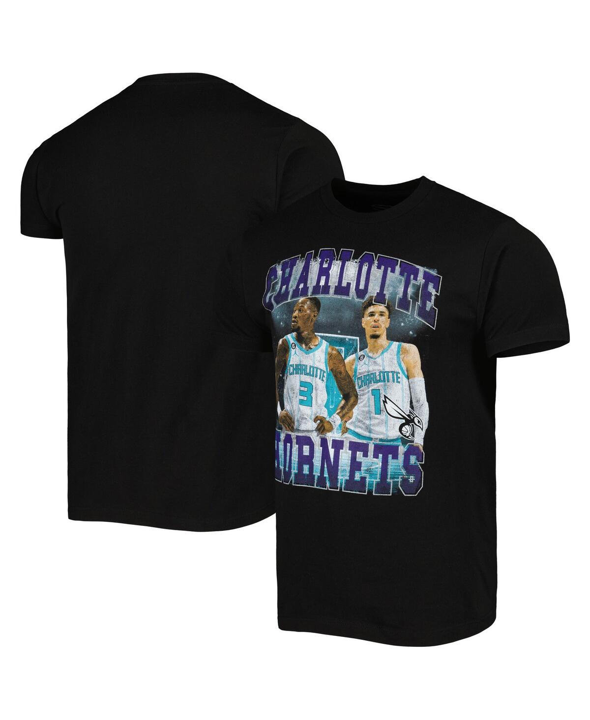 Stadium Essentials Men's And Women's  Lamelo Ball & Terry Rozier Black Charlotte Hornets Player Duo T