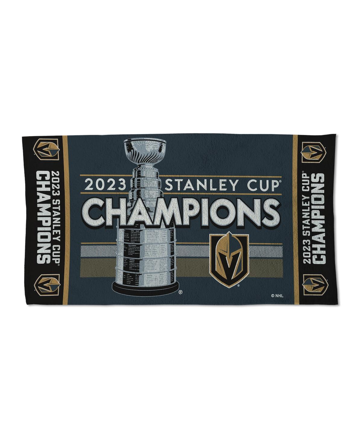 Wincraft Vegas Golden Knights 2023 Stanley Cup Champions Locker Room 22'' X 42'' Two-sided On Ice Towel In Black