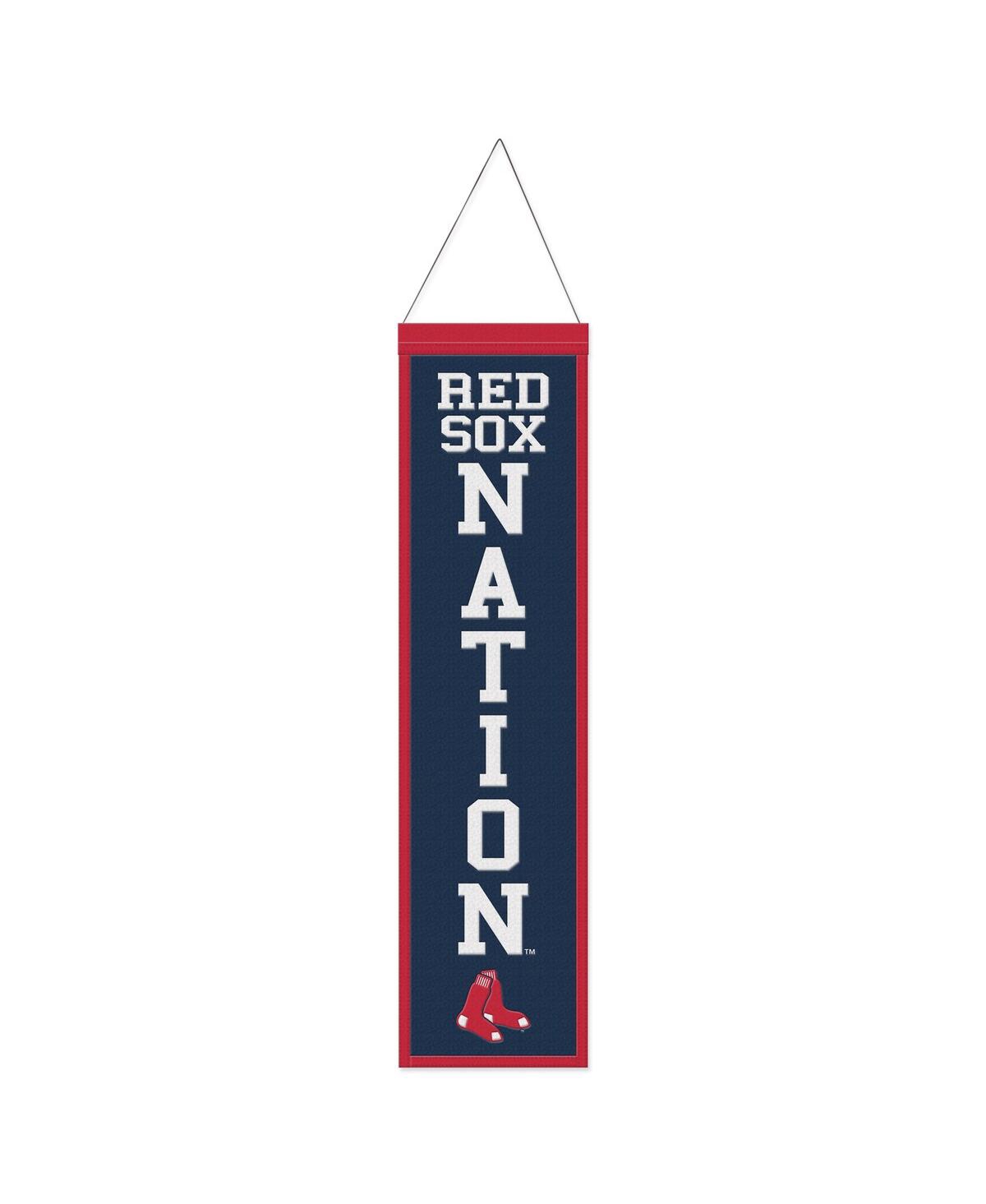 Wincraft Boston Red Sox 8" X 32" Slogan Wool Banner In Multi