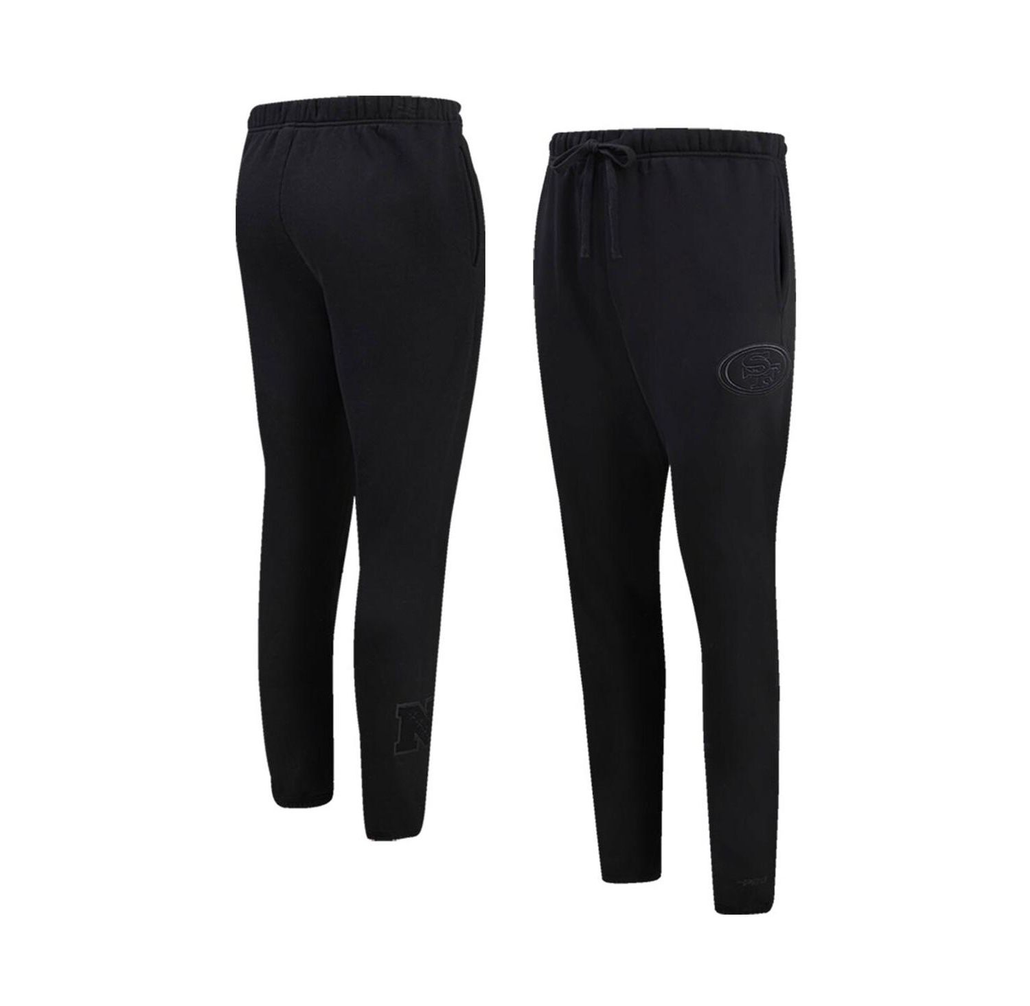 Men's Black San Francisco 49ers Neutral Fleece Sweatpants