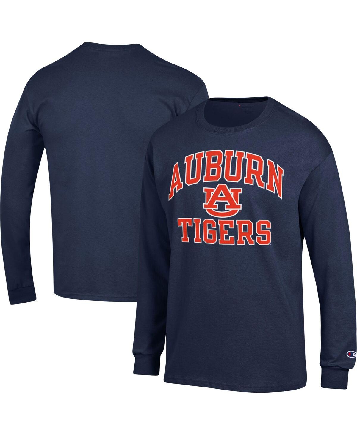 Men's ChampionAuburn Tigers High Motor Long Sleeve T-shirt - Navy