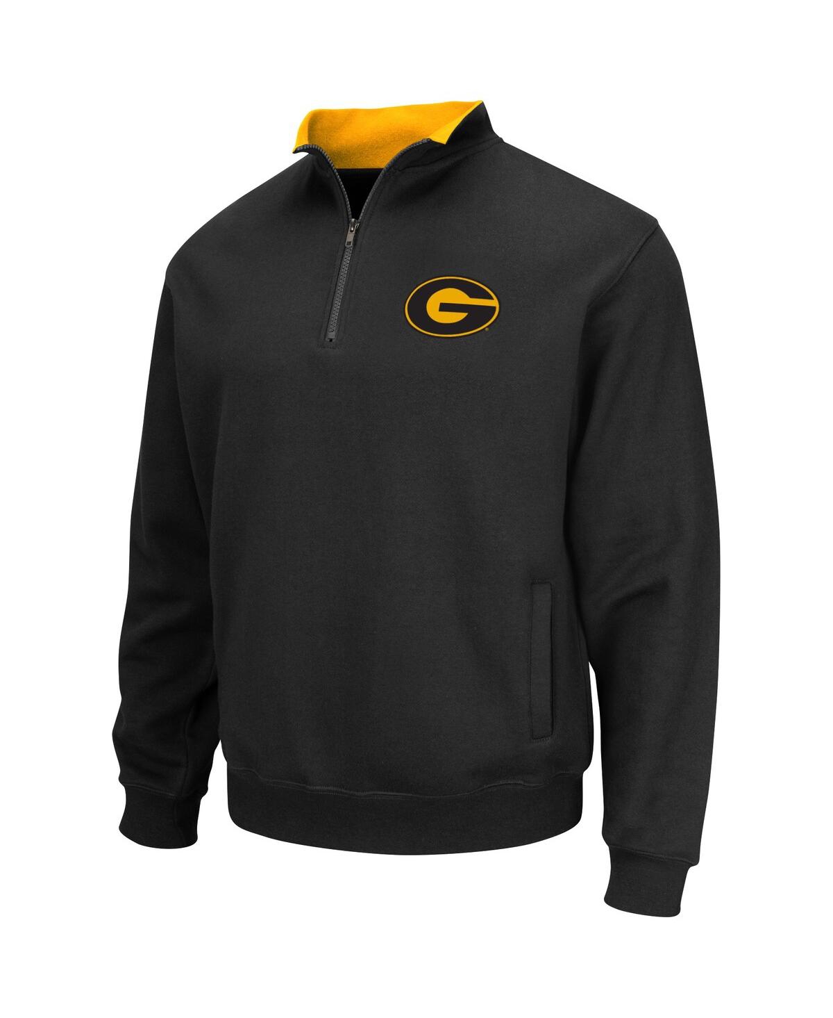 Shop Colosseum Men's  Black Grambling Tigers Tortugas Quarter-zip Sweatshirt