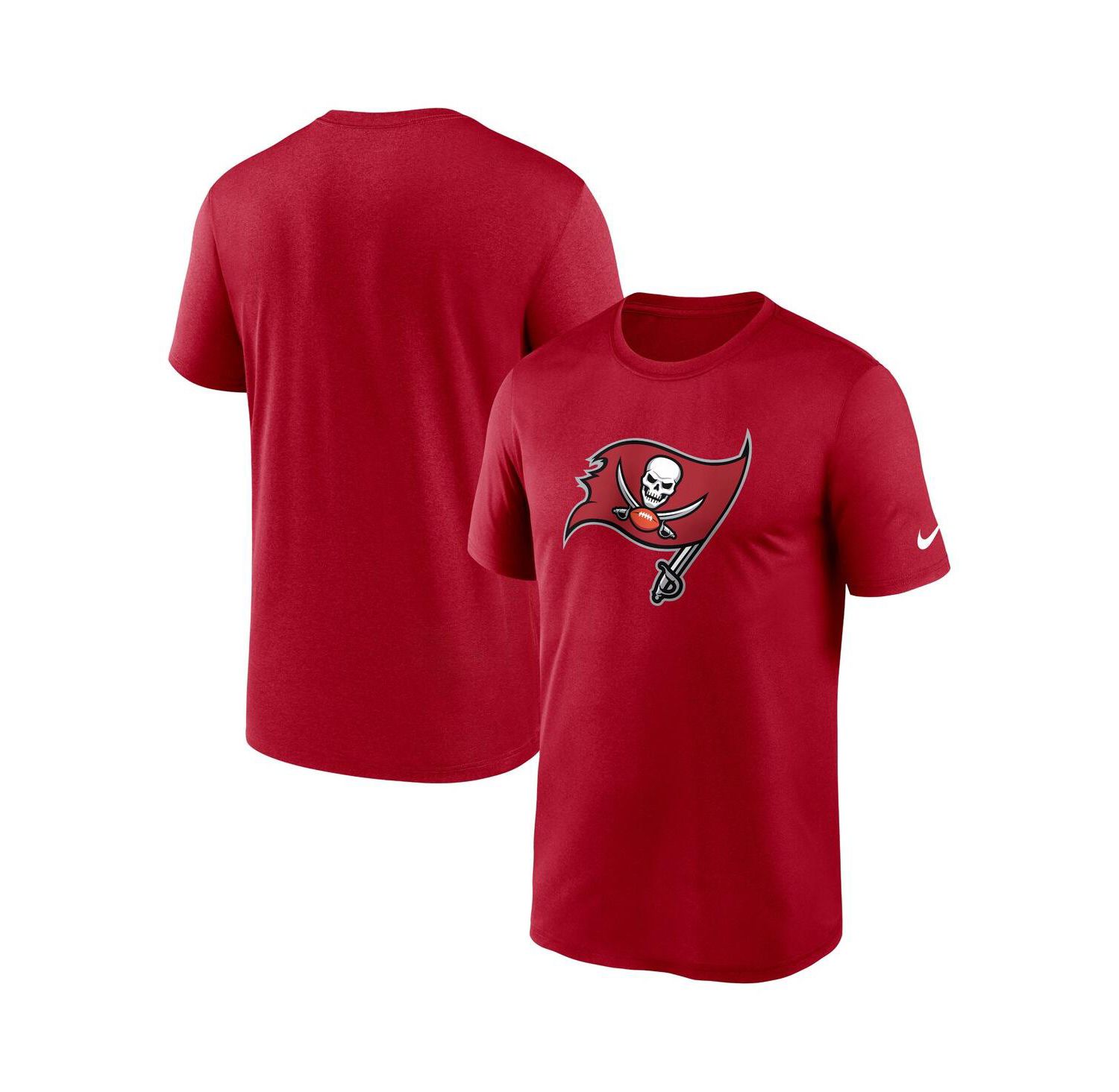 Men's Red Tampa Bay Buccaneers Legend Logo Performance T-shirt