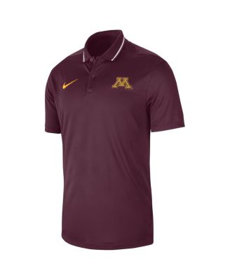 Men's Maroon Minnesota Golden Gophers 2023 Sideline Coaches Performance Polo Shirt