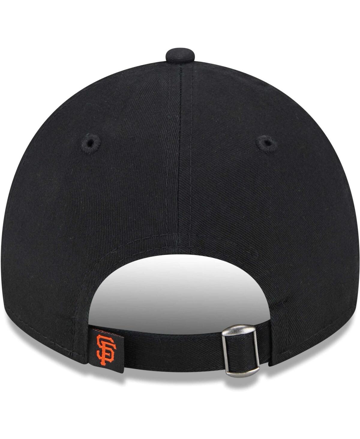 Shop New Era Women's  Black San Francisco Giants Shoutout 9twenty Adjustable Hat