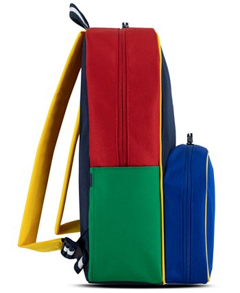 Polo Ralph Lauren Big Boys Canvas School Backpack with Matching Pencil Case - Newport Navy - Size One Size