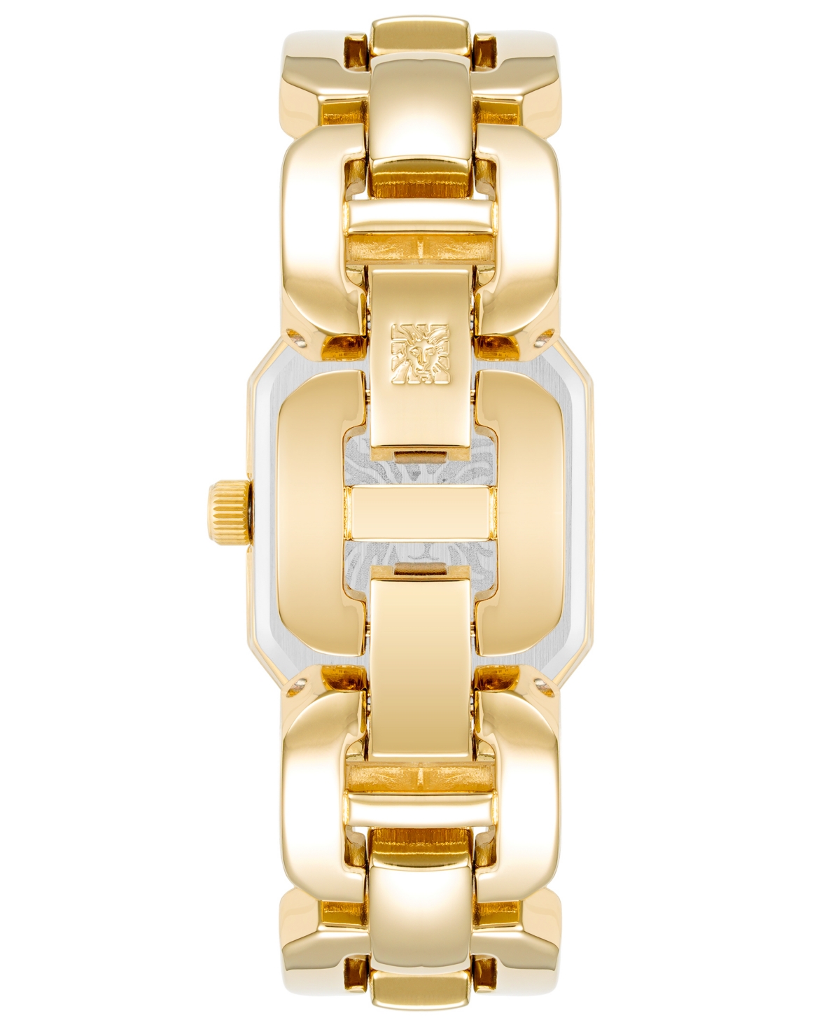 Shop Anne Klein Women's Gold-tone Alloy Watch 22mm X 38.5mm In Black,gold-tone