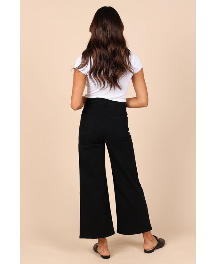 Petal and Pup Women's Georgette High Waisted Straight Leg Pants - Macy's