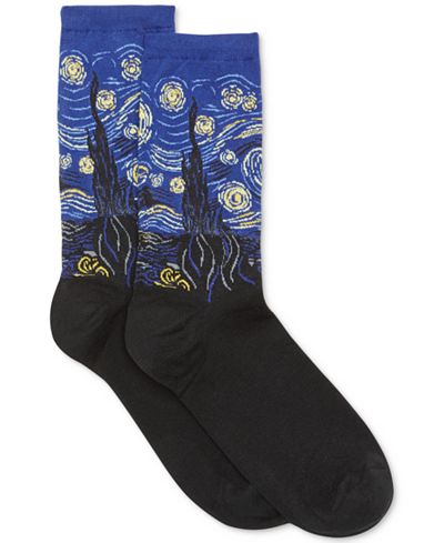 Hot Sox Women's Starry Night Trouser Socks
