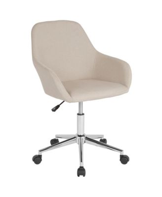 Roma Home Office Bucket Style Chair With 360 Degree Rotating Swivel