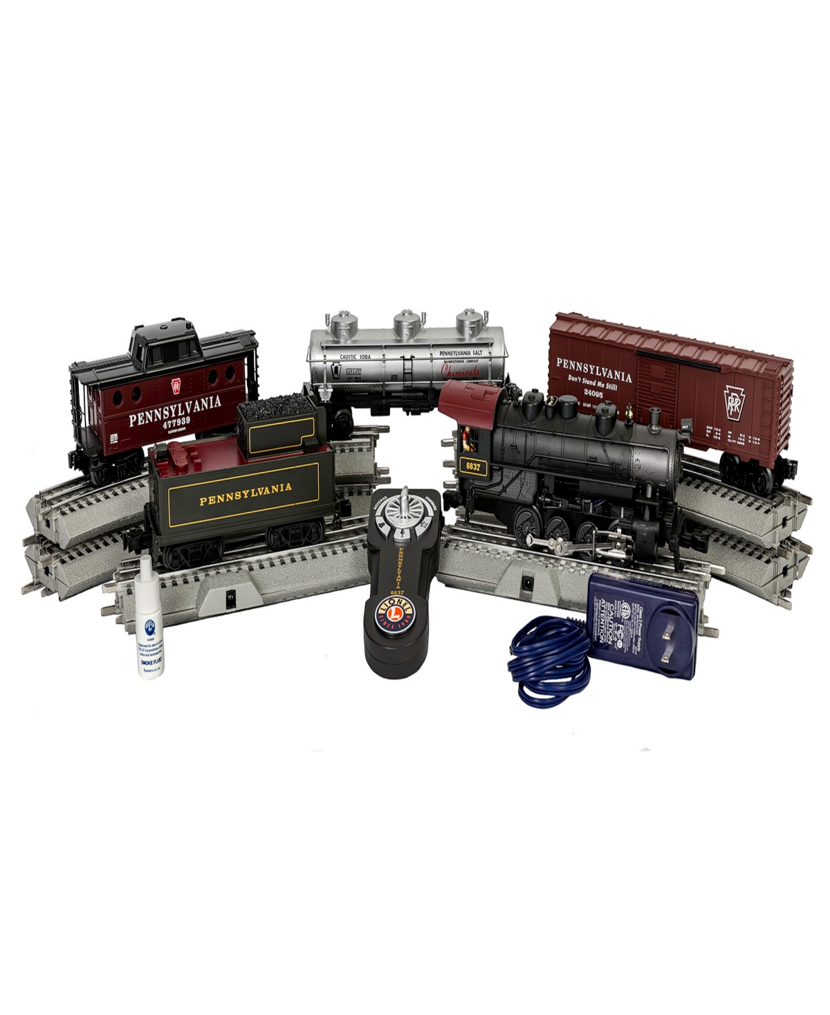 LIONEL PENNSYLVANIA FLYER LIONCHIEF BLUETOOTH 5.0 TRAIN SET WITH REMOTE 
