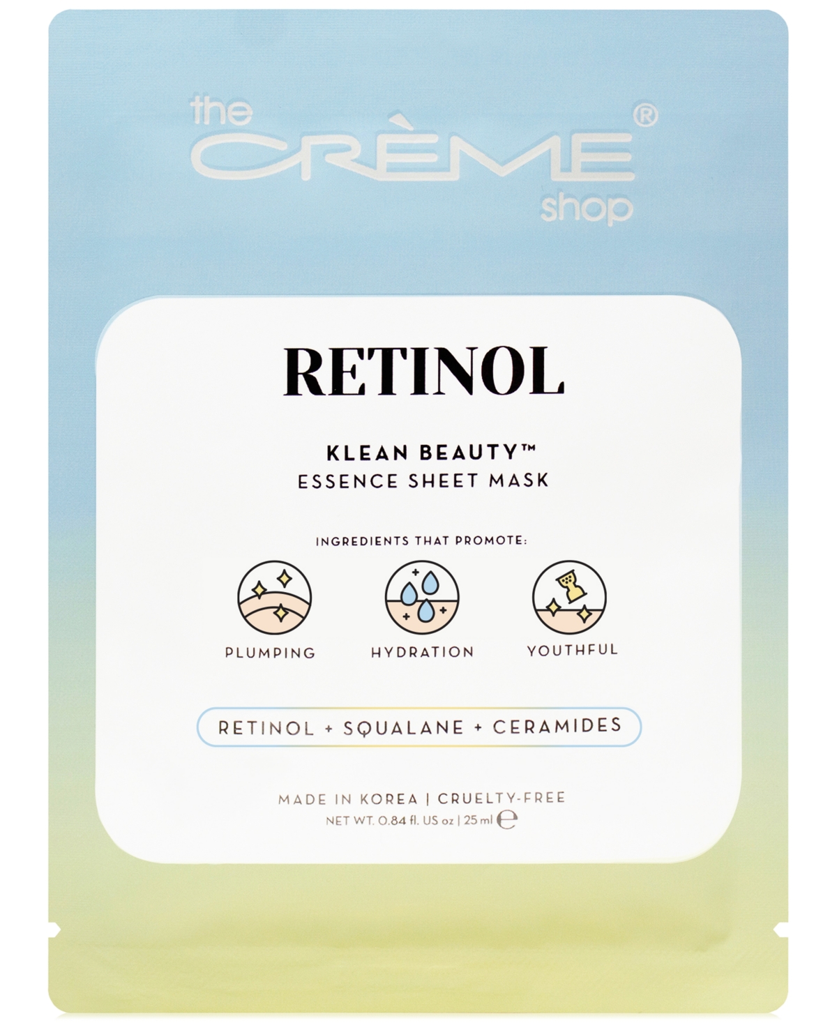The Creme Shop Retinol Essence Sheet Mask In No Color