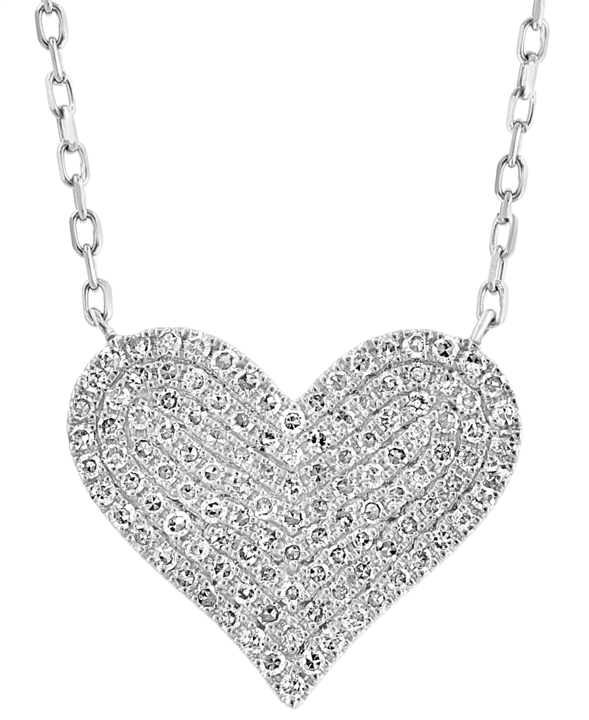 Effy Diamond Pave Heart 18