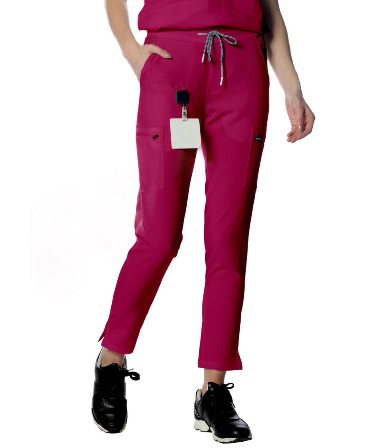 Women's Reus Open Bottom Scrub Pants - Royal Blue