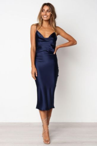 Persia Dress - Navy, 8, Petal & Pup