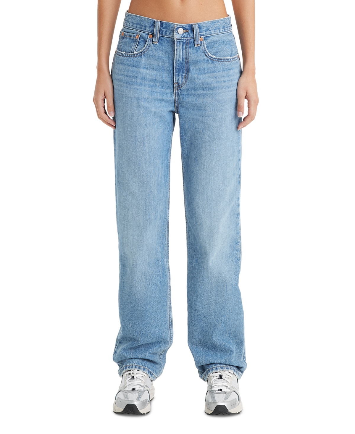 Levi's Low Pro Classic Straight-leg High Rise Jeans In Go Ahead