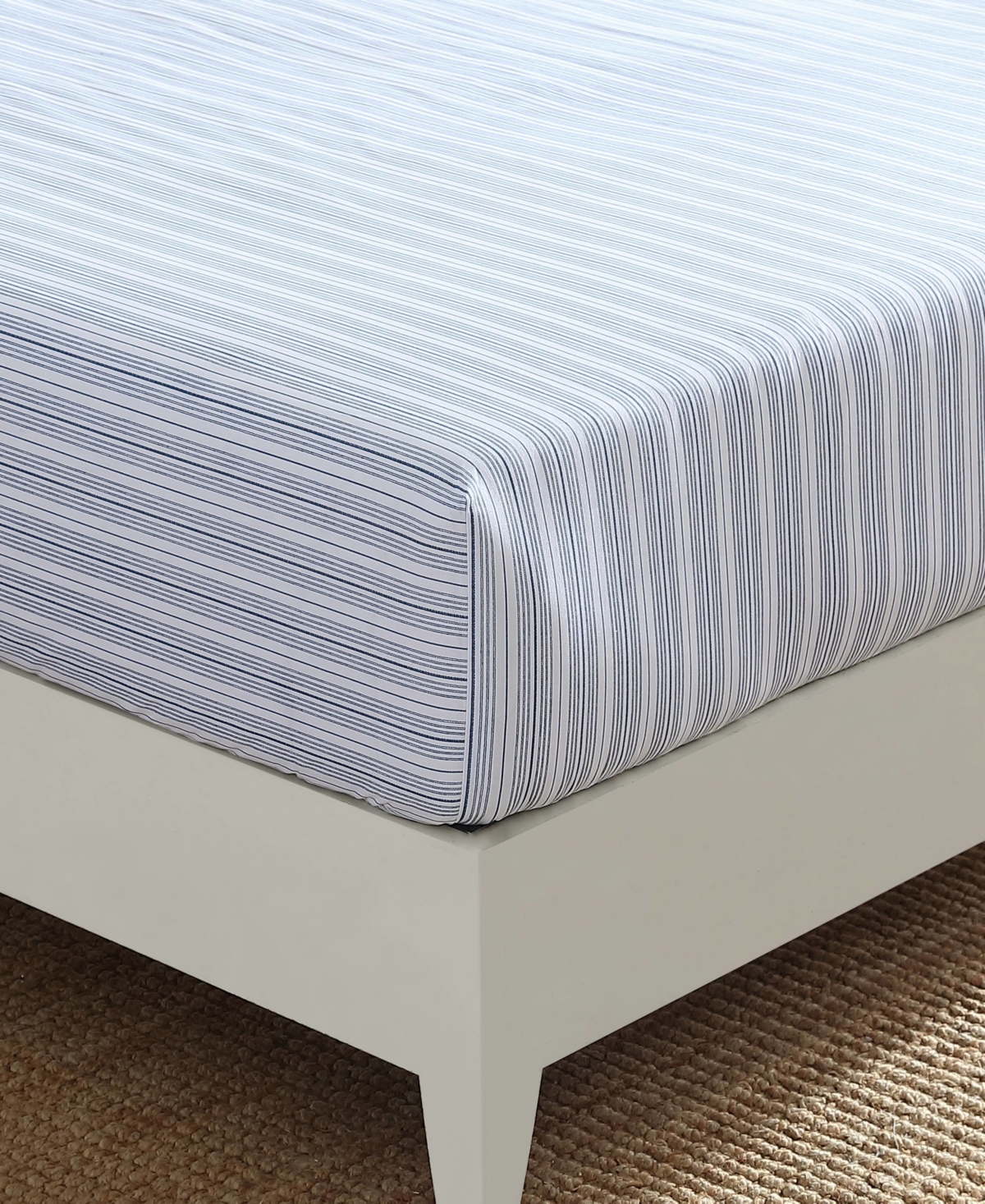 Nautica Beaux Stripe Cotton Percale Fitted Sheet
