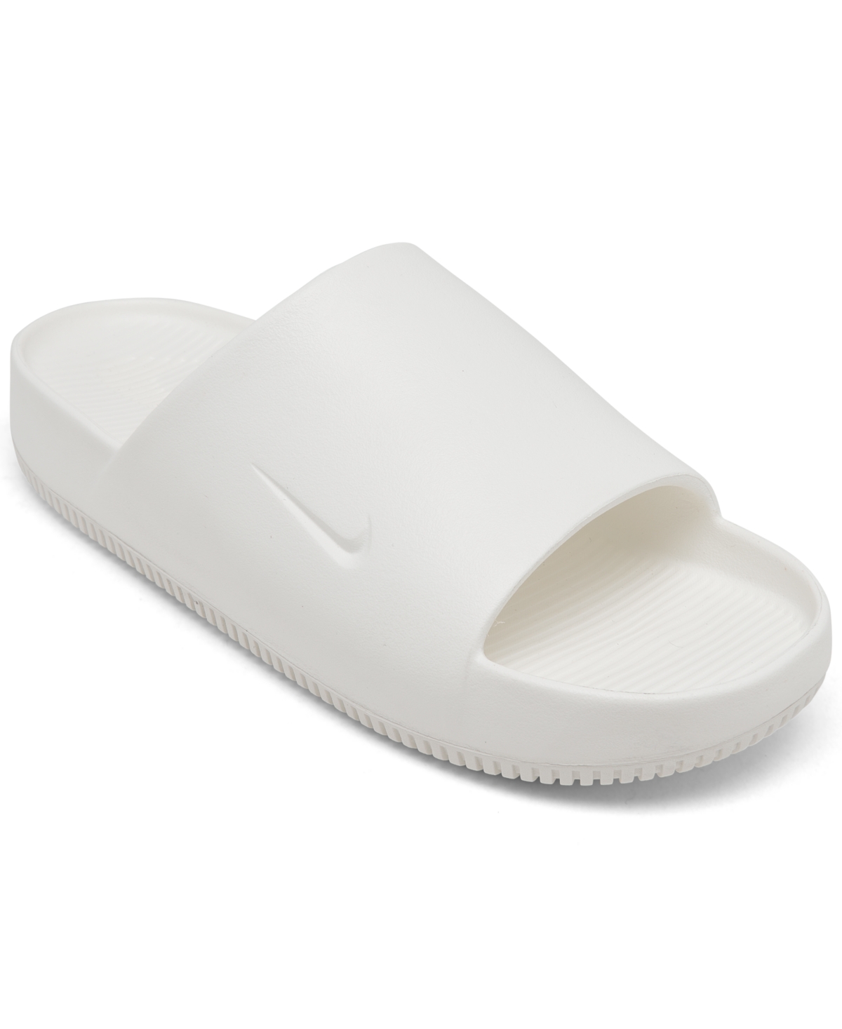 Nike Men's Calm Slide Sandals From Finish Line In Sail